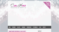 Desktop Screenshot of djcarlhirst.com